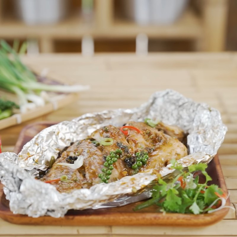 Bước 5 Thành phẩm Cá hấp giấy bạc