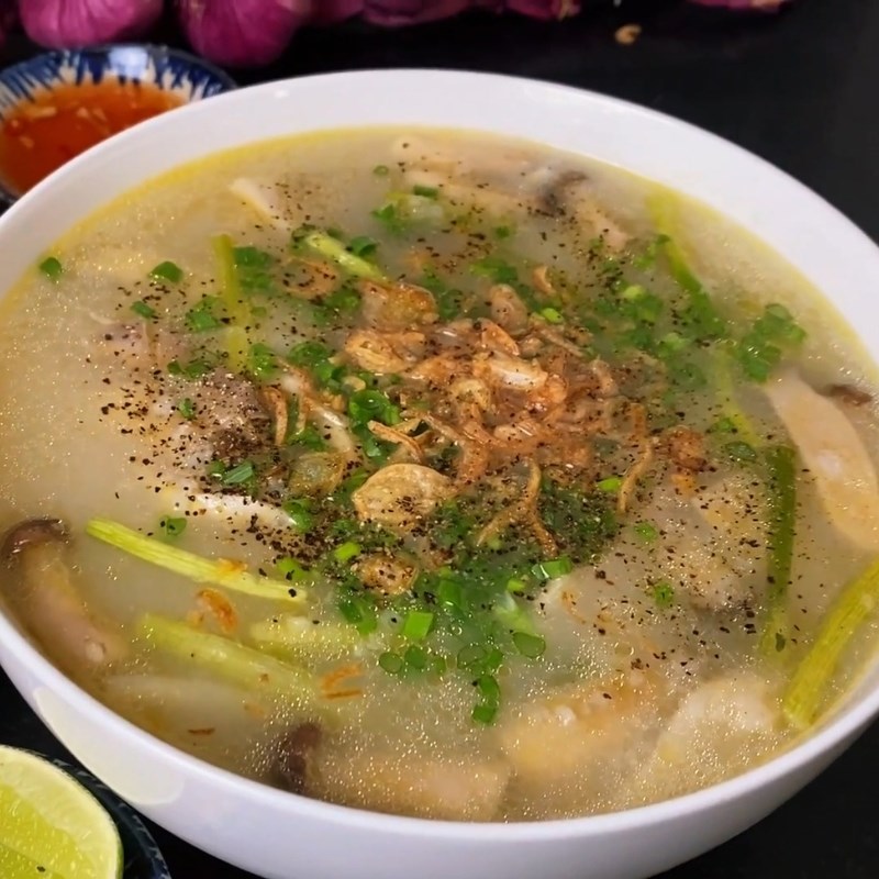 Bước 8 Thành phẩm Cháo gà nguyên con