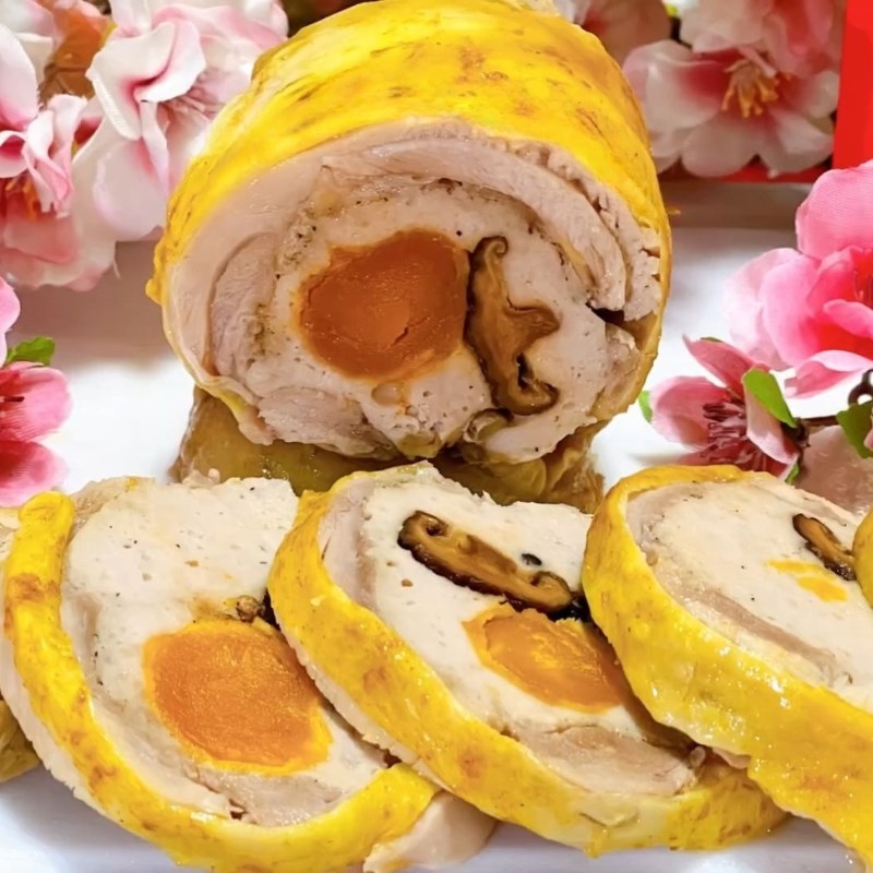 Bước 5 Thành phẩm Giò gà nấm hương