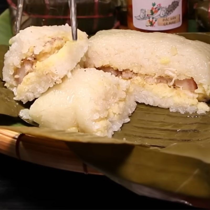 Bước 5 Thành phẩm Gói bánh chưng bằng lá chuối
