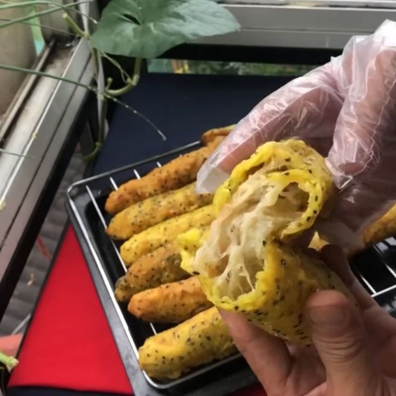 Bước 5 Thành phẩm Bột chiên chuối giòn lâu