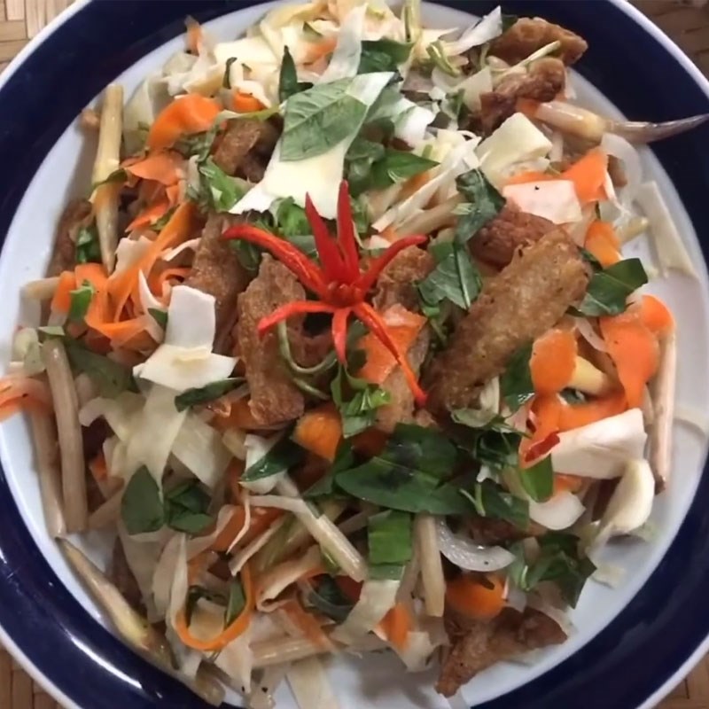 Bước 7 Thành phẩm Gỏi củ hũ dừa chay