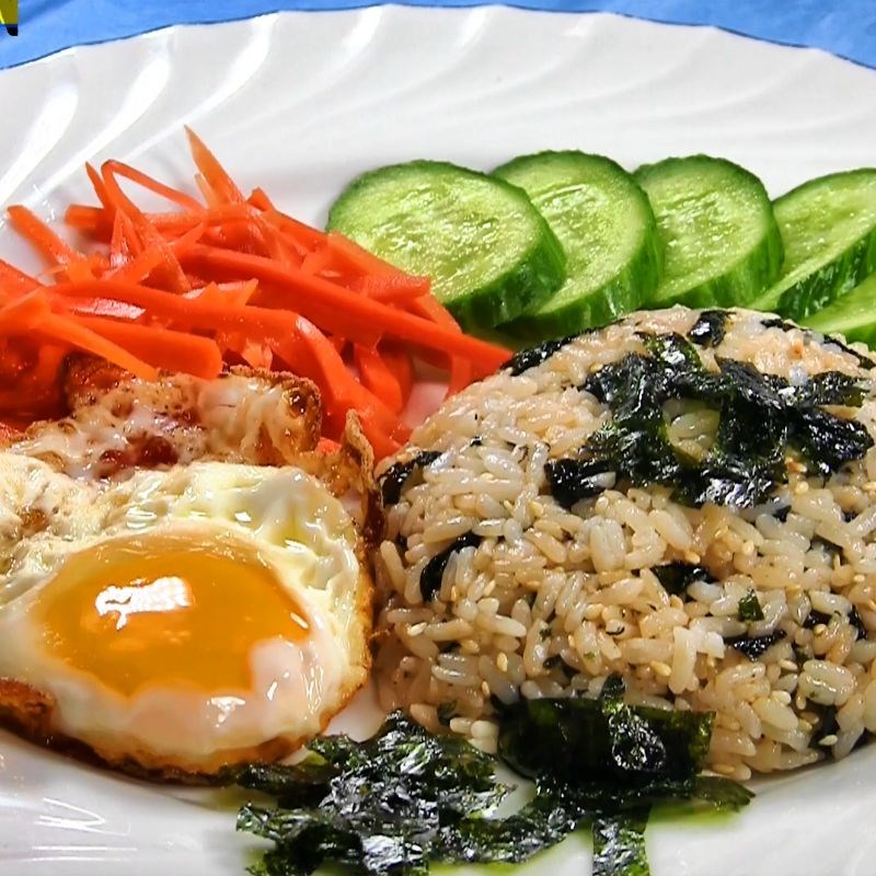 Bước 3 Thành phẩm Cơm trộn rong biển