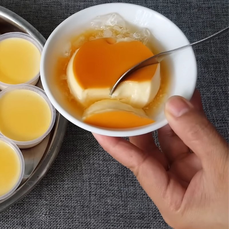 Bước 4 Thành phẩm Bánh flan công thức kinh doanh