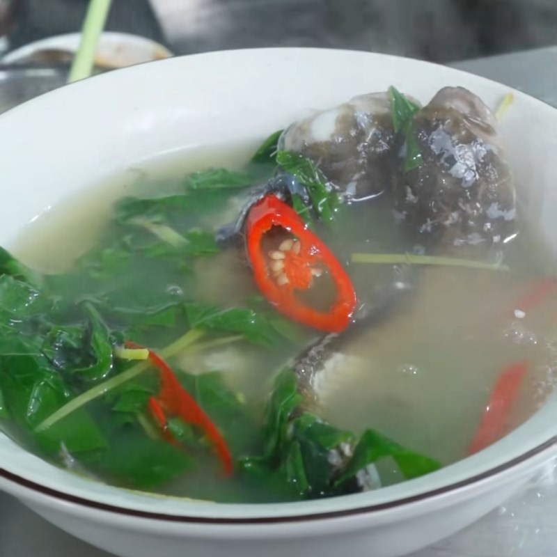 Bước 4 Thành phẩm Cá bớp nấu lá lốt