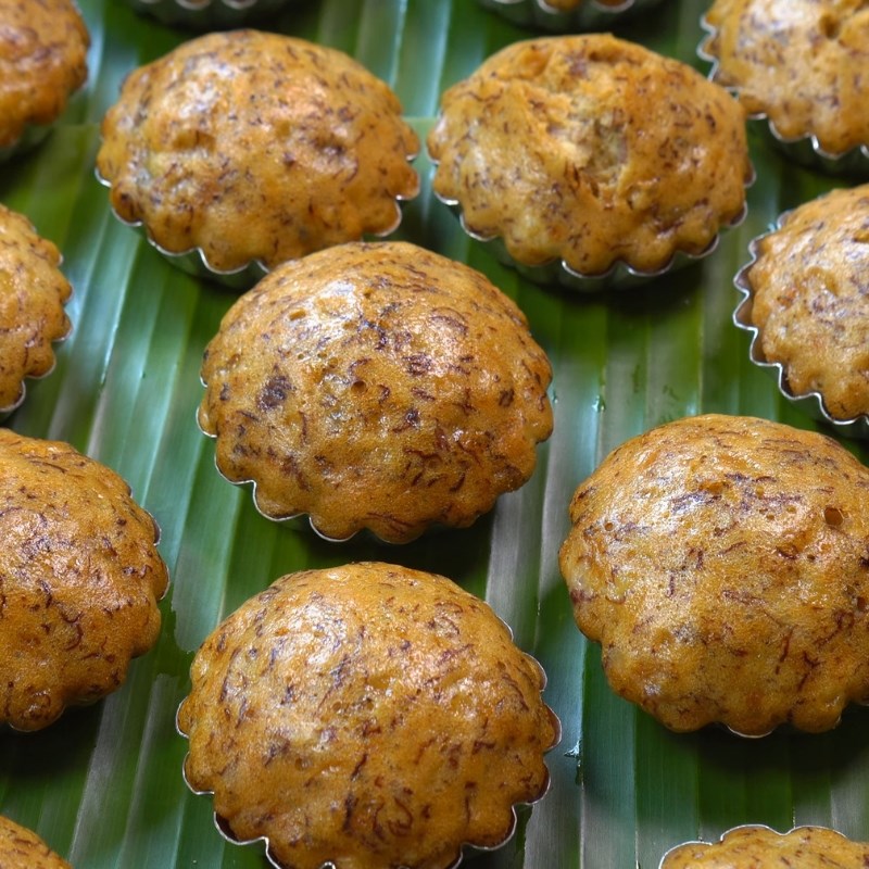 Bước 5 Thành phẩm Bánh chuối hấp bột mì