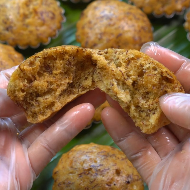 Bước 5 Thành phẩm Bánh chuối hấp bột mì