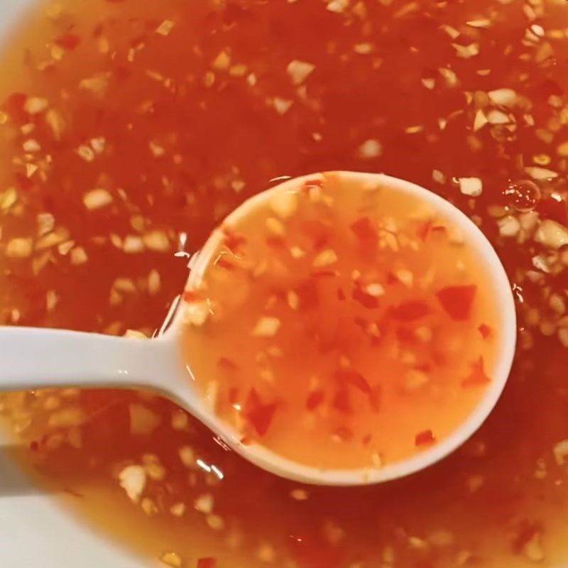 Bước 3 Thành phẩm Nước mắm ăn bánh ướt