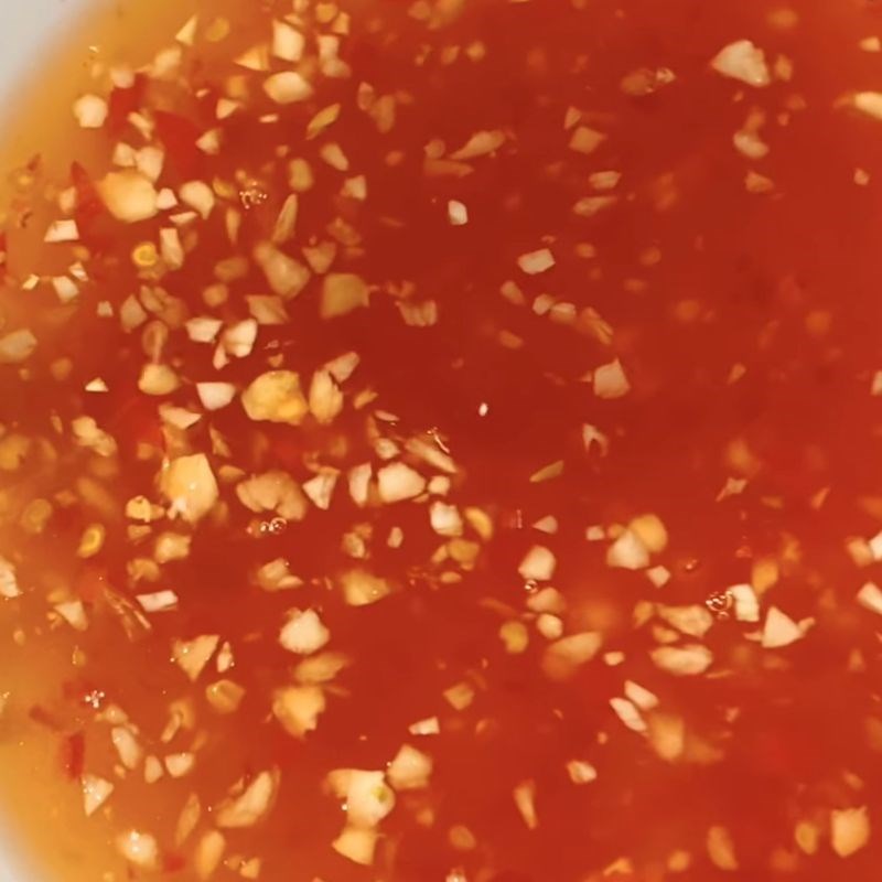 Bước 3 Thành phẩm Nước mắm ăn bánh ướt