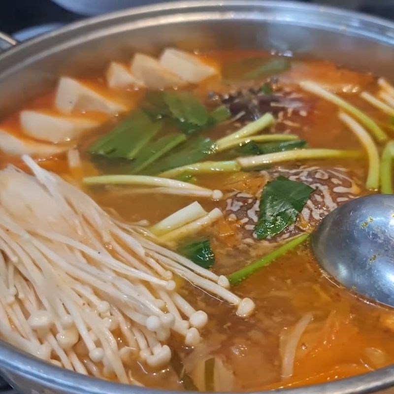 Bước 5 Thành phẩm Lẩu ghẹ kim chi