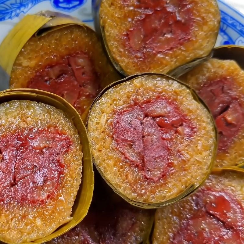 Bước 7 Thành phẩm Bánh tét bằng lá chuối