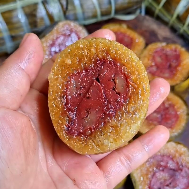 Bước 7 Thành phẩm Bánh tét bằng lá chuối