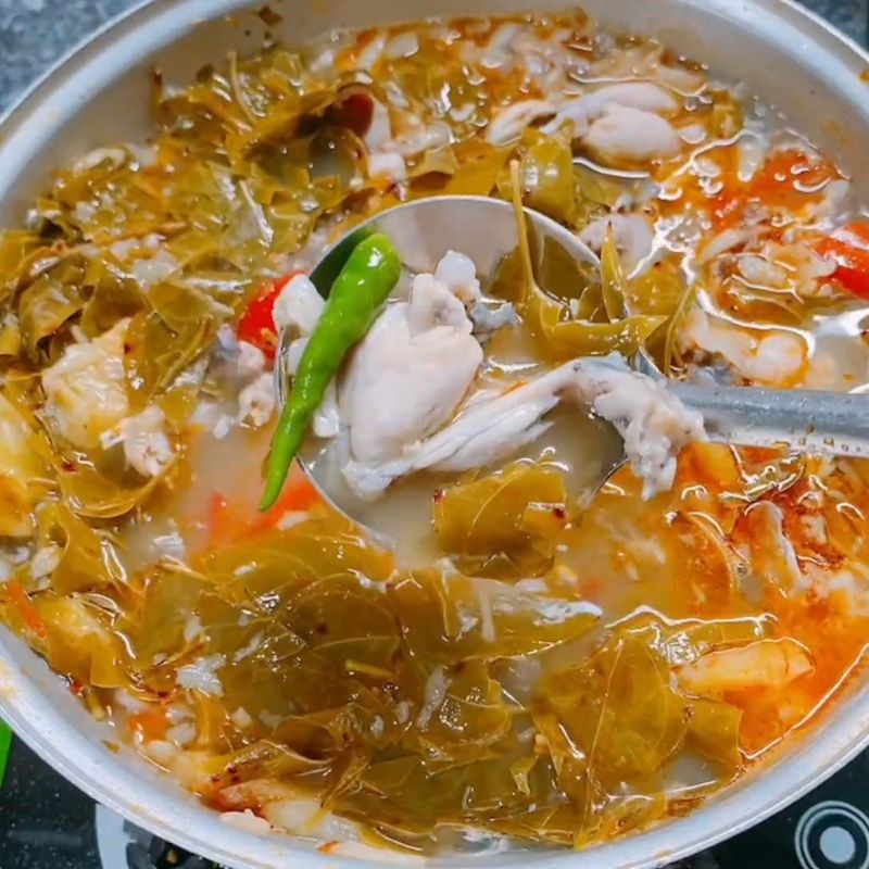 Bước 5 Thành phẩm Lẩu ếch chua cay
