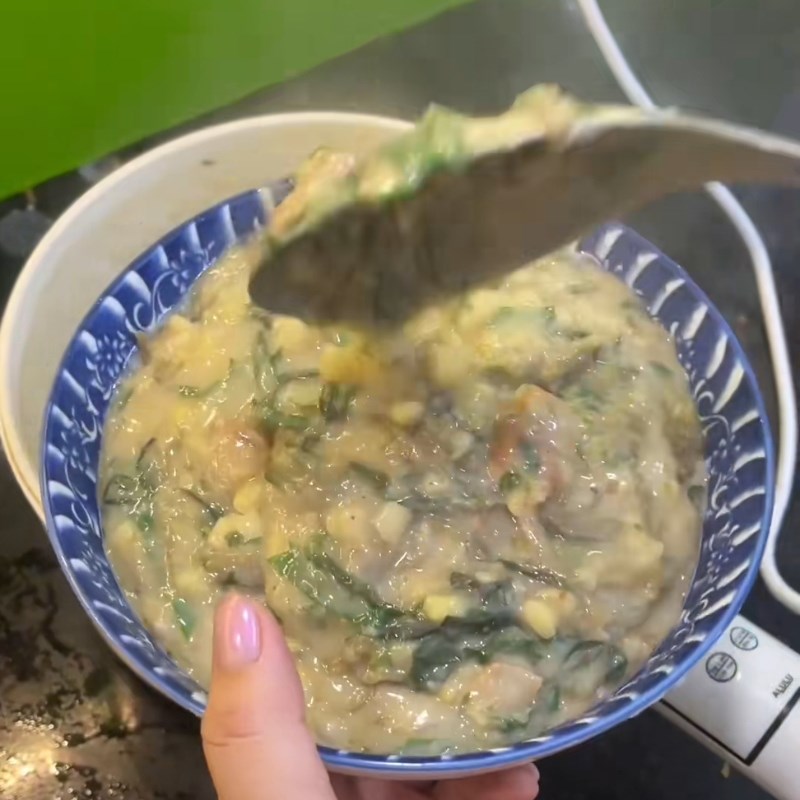 Bước 5 Thành phẩm Chuối nấu đánh nhuyễn