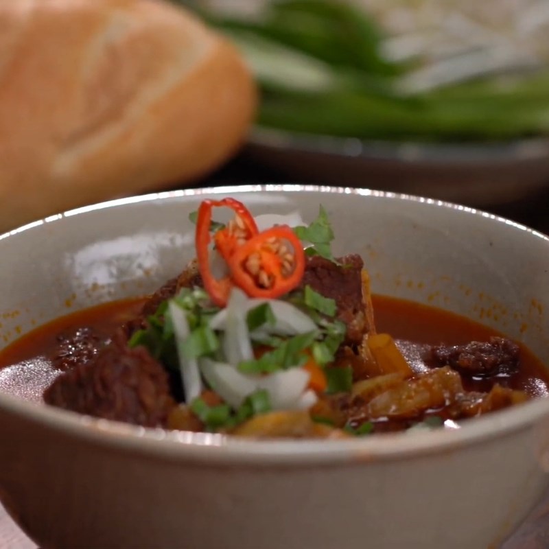 Bước 5 Thành phẩm Bò kho nấu bằng gói gia vị