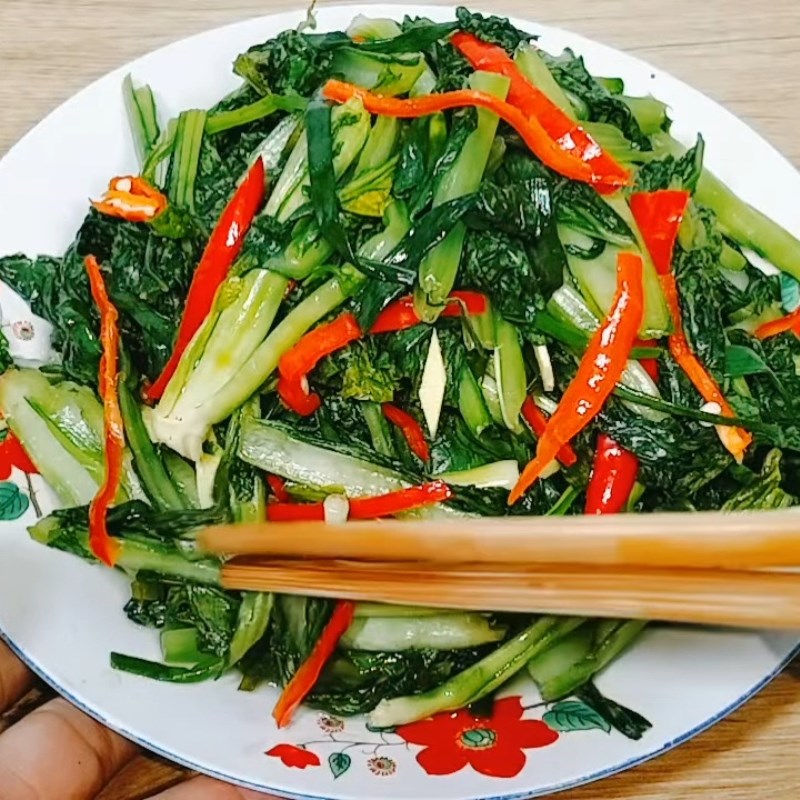 Bước 4 Thành phẩm Dưa muối xổi ăn ngay