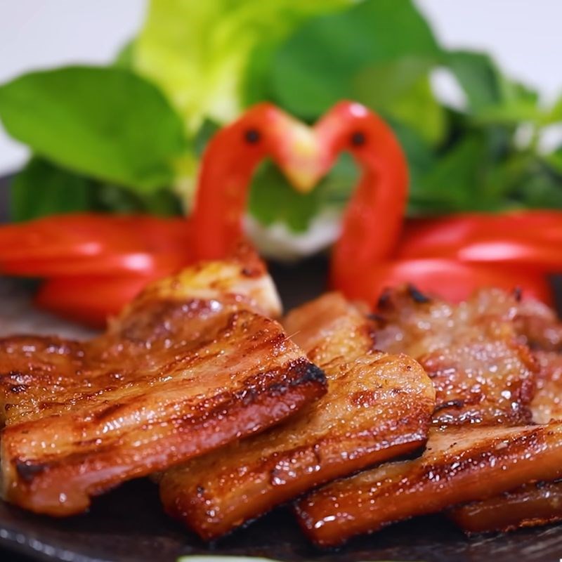 Bước 6 Thành phẩm Thịt nướng than hoa