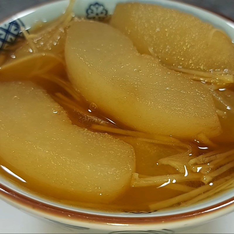 Bước 4 Thành phẩm Lê chưng trị ho cho người lớn