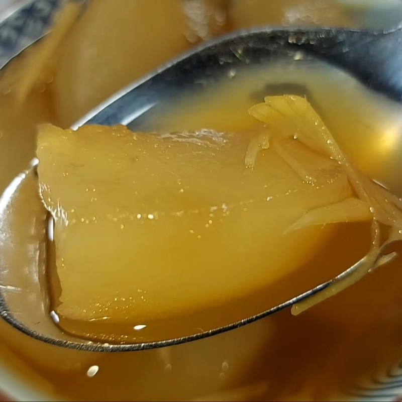 Bước 4 Thành phẩm Lê chưng trị ho cho người lớn