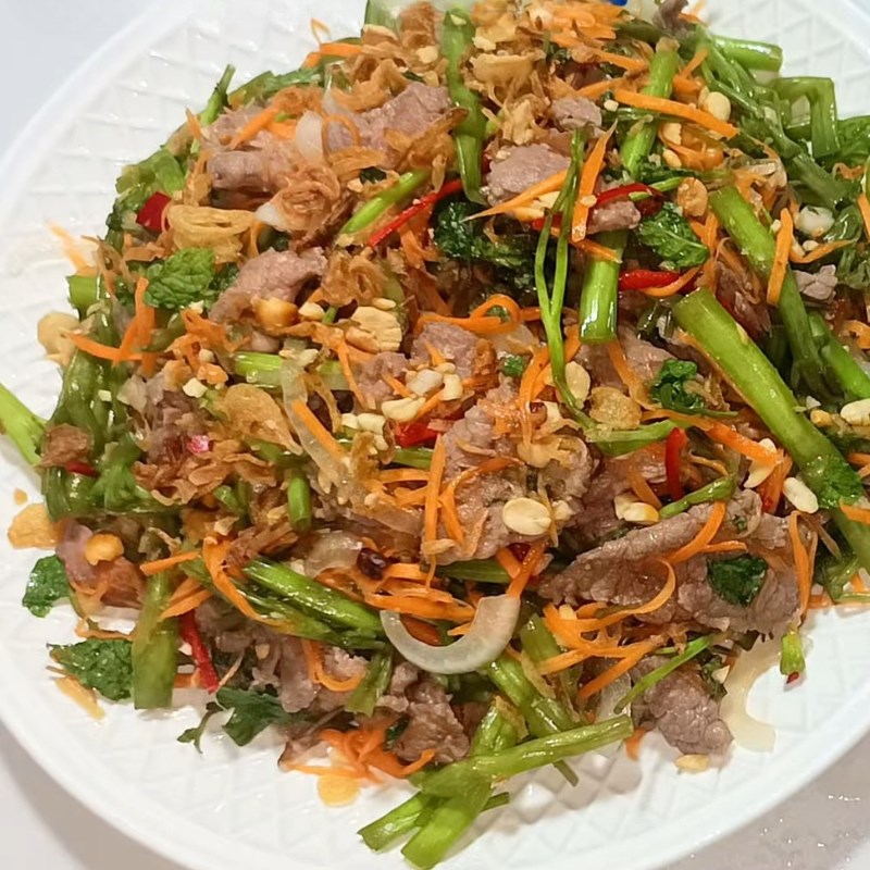 Bước 9 Thành phẩm Gỏi bò rau muống