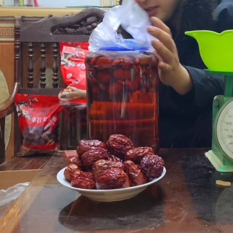 Bước 4 Thành phẩm Rượu táo đỏ kỷ tử