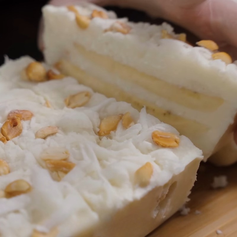 Bước 5 Thành phẩm Kem chuối không cần bột năng