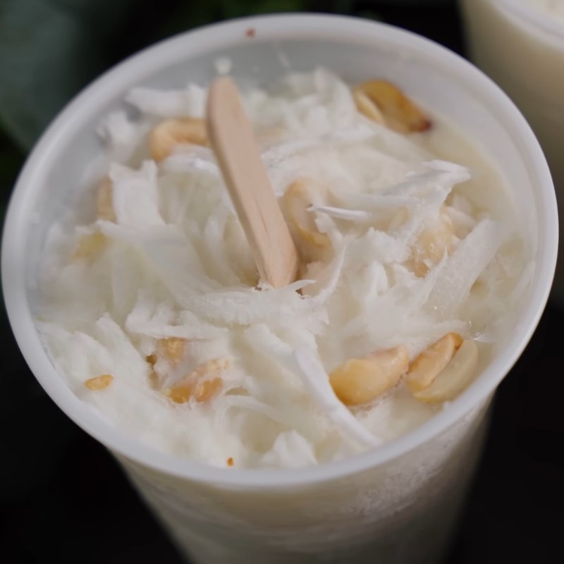 Bước 5 Thành phẩm Kem chuối không cần bột năng