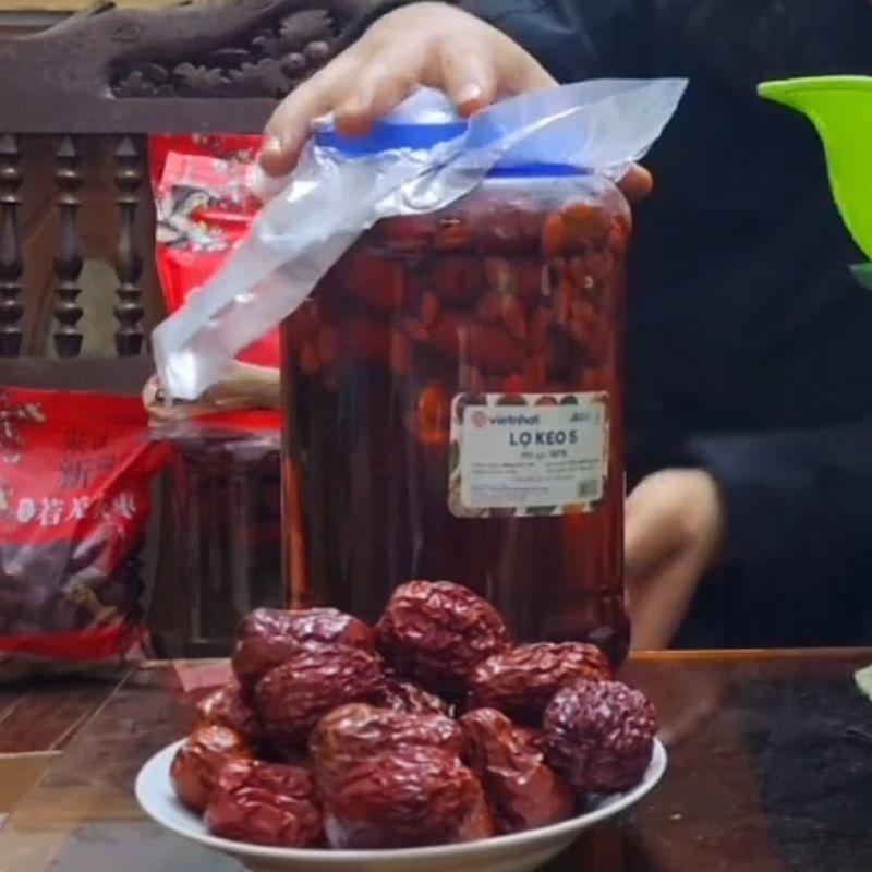 Bước 4 Thành phẩm Rượu táo đỏ kỷ tử