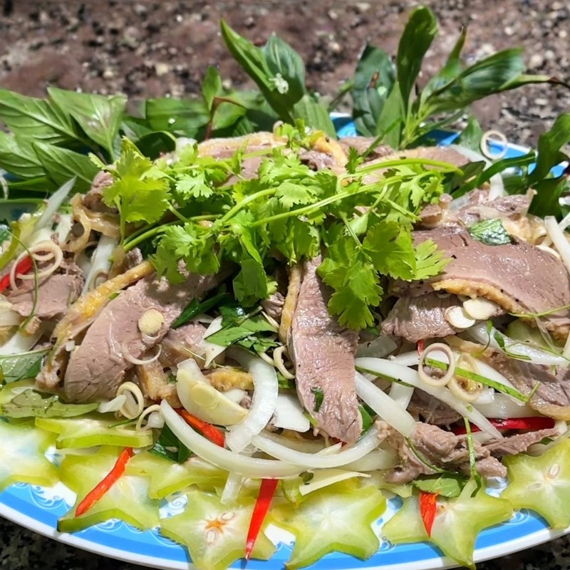 Bước 7 Thành phẩm Ngan tái chanh