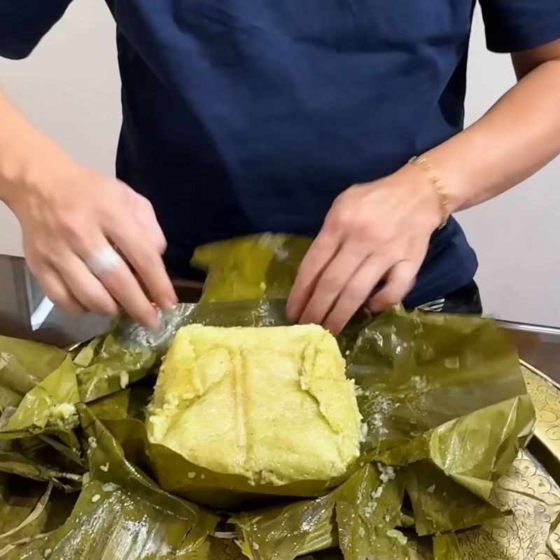 Bước 7 Thành phẩm Bánh chưng bằng khuôn thông minh