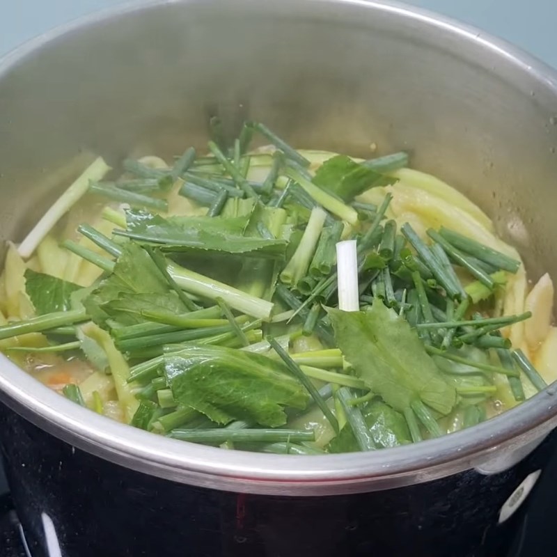 Bước 5 Thành phẩm Canh dọc mùng sườn