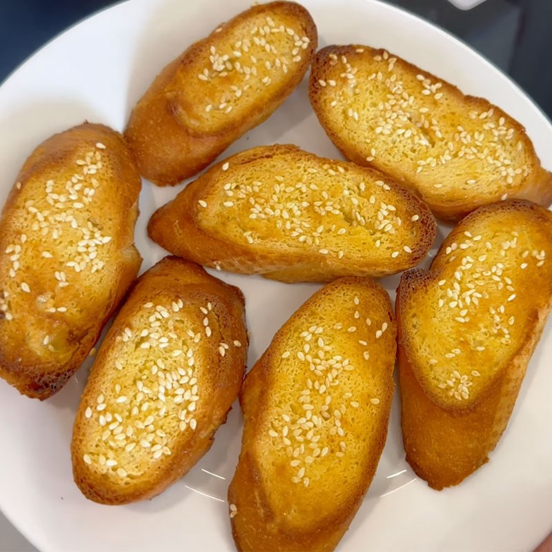 Bước 5 Thành phẩm bánh mì nướng bơ sữa