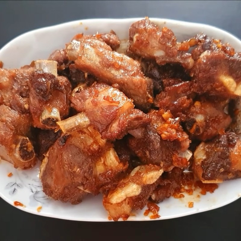 Bước 6 Thành phẩm Sườn xào chua ngọt bằng chanh