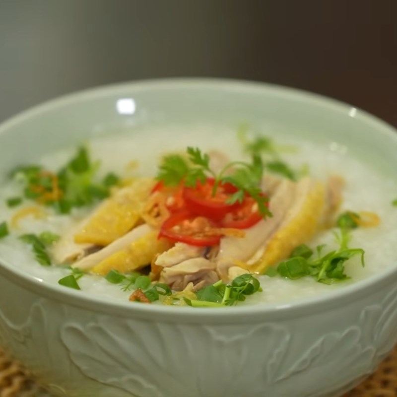 Bước 5 Thành phẩm Cháo gà miền Bắc