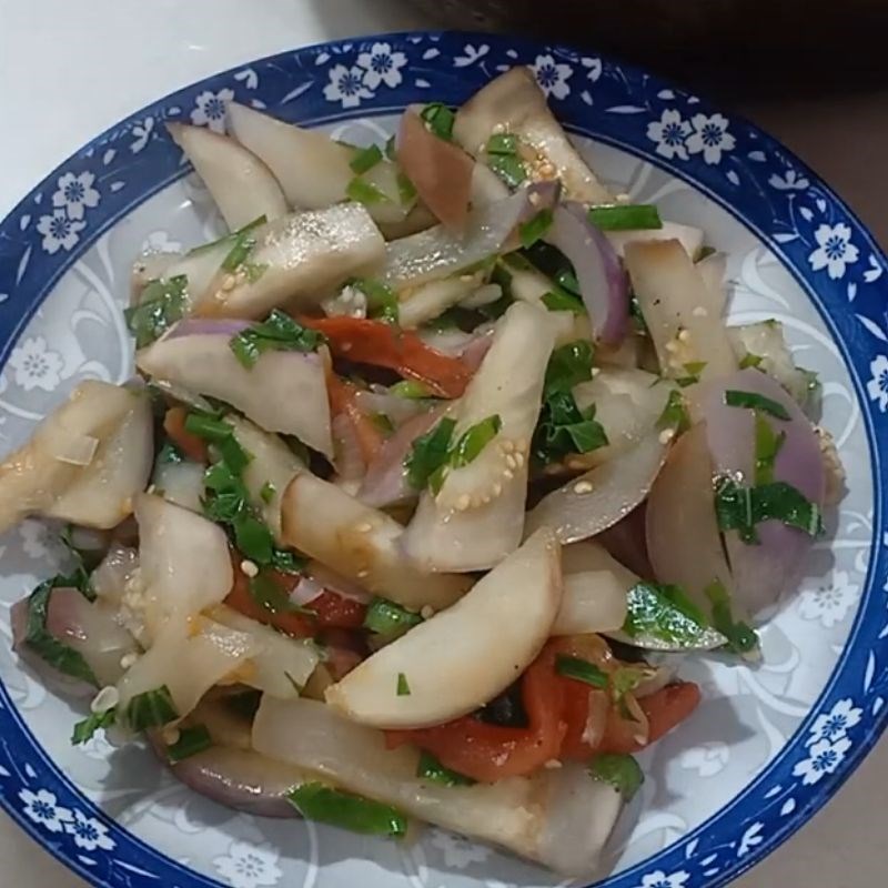 Bước 4 Thành phẩm Cà tím xào lá lốt