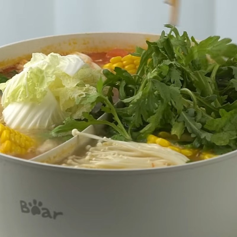 Bước 5 Thành phẩm Lẩu gà miền Bắc