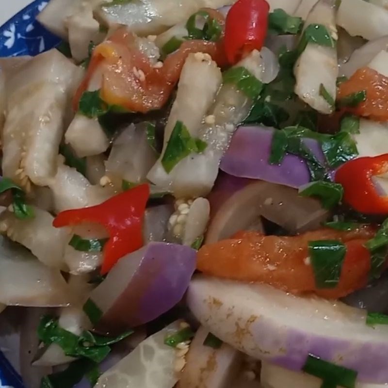 Bước 4 Thành phẩm Cà tím xào lá lốt