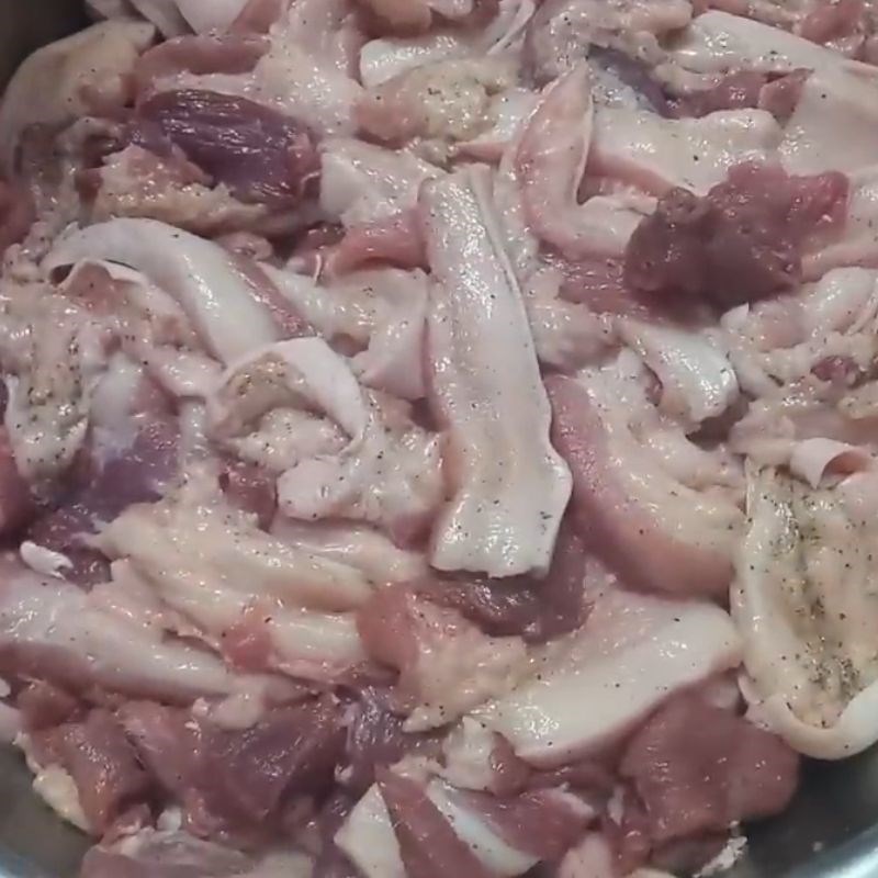 Bước 4 Thành phẩm Ướp thịt gói bánh chưng