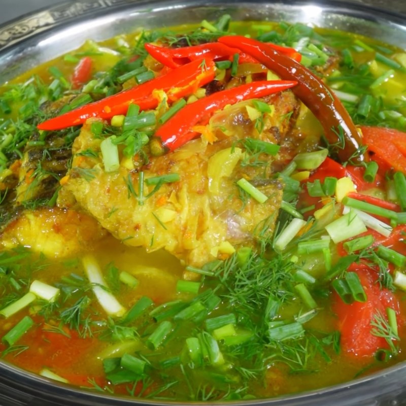 Bước 5 Thành phẩm Canh chua dọc mùng cá mẻ