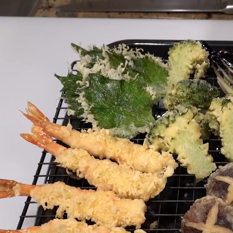 Bước 9 Thành phẩm Tôm chiên tempura