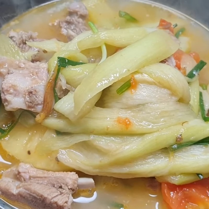 Bước 5 Thành phẩm Canh dọc mùng sườn