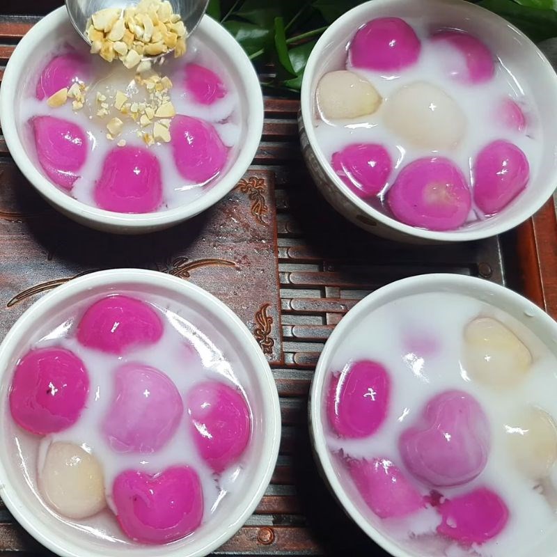 Bước 6 Thành phẩm Chè trôi nước bằng bột năng