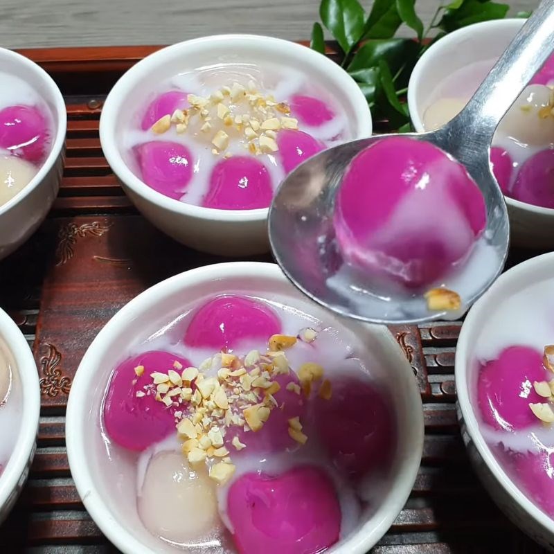 Bước 6 Thành phẩm Chè trôi nước bằng bột năng