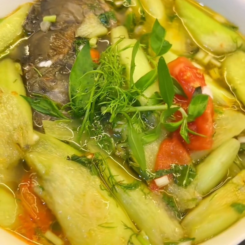 Bước 5 Thành phẩm Canh cá dọc mùng mẻ