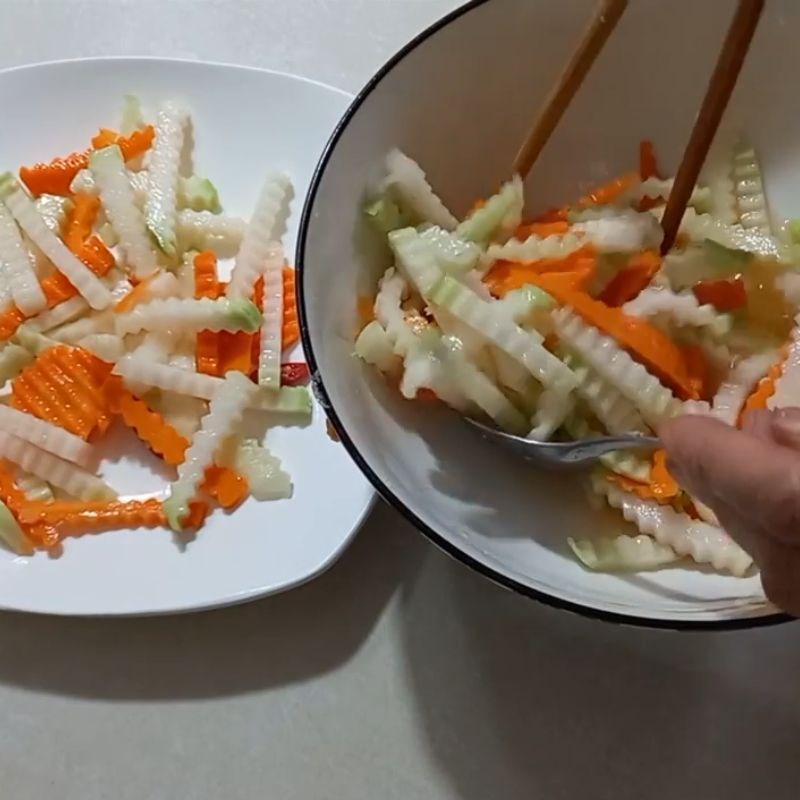 Bước 4 Thành phẩm Su hào muối xổi