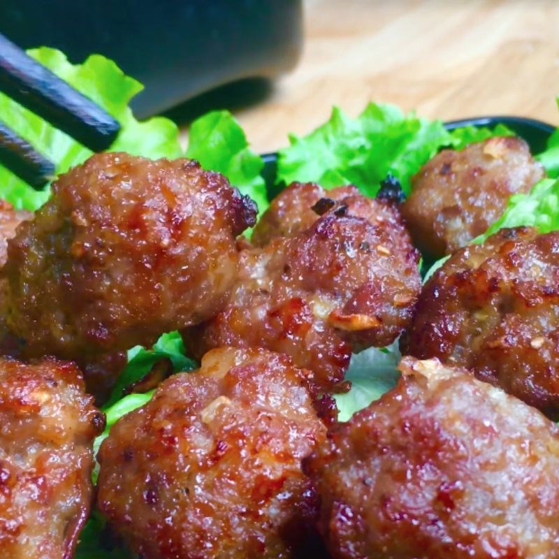 Bước 4 Thành phẩm Chả viên nướng