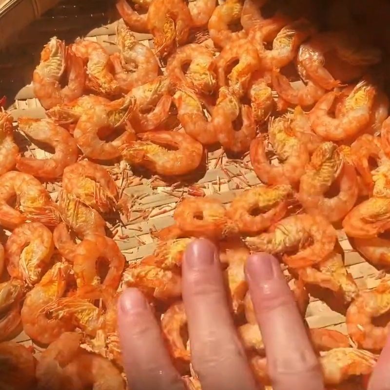 Bước 7 Thành phẩm Tôm khô bằng nồi chiên không dầu