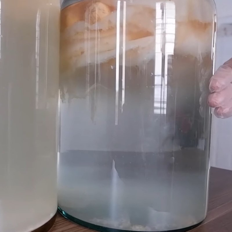 Bước 5 Thành phẩm Giấm nuôi bằng chuối