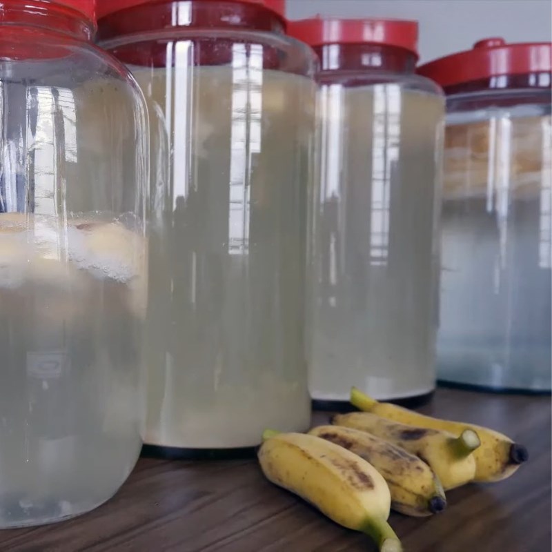 Bước 5 Thành phẩm Giấm nuôi bằng chuối