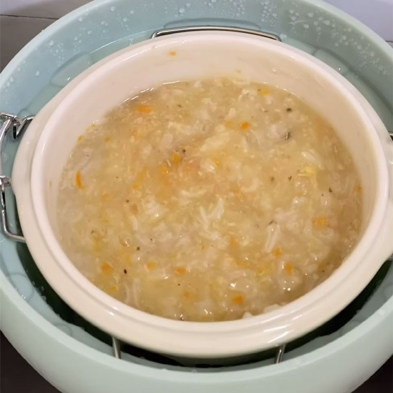 Bước 7 Thành phẩm cháo gà cà rốt